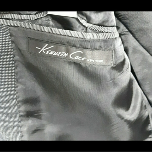 Kenneth Cole New York Blazer Coat Gray 40R - Picture 5 of 8